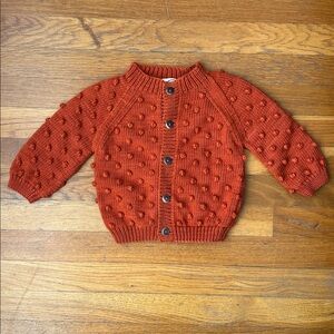 Misha & Puff popcorn cardigan 12-18 months